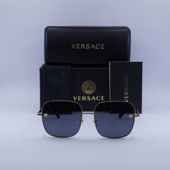 Final Price! Versace VE2246D 100287 Gold/Grey Sunglasses main image 9